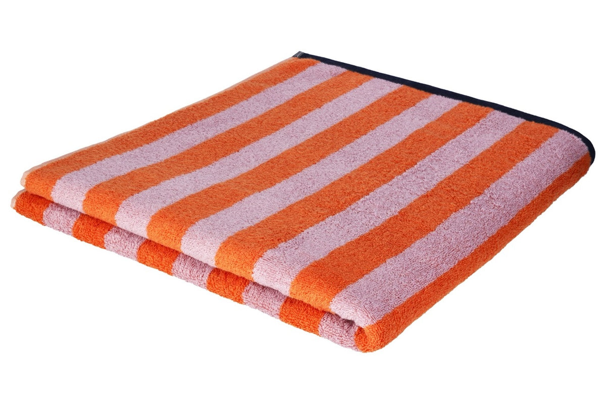 Badetuch GOOD VIBES Mandarin/ Rosa