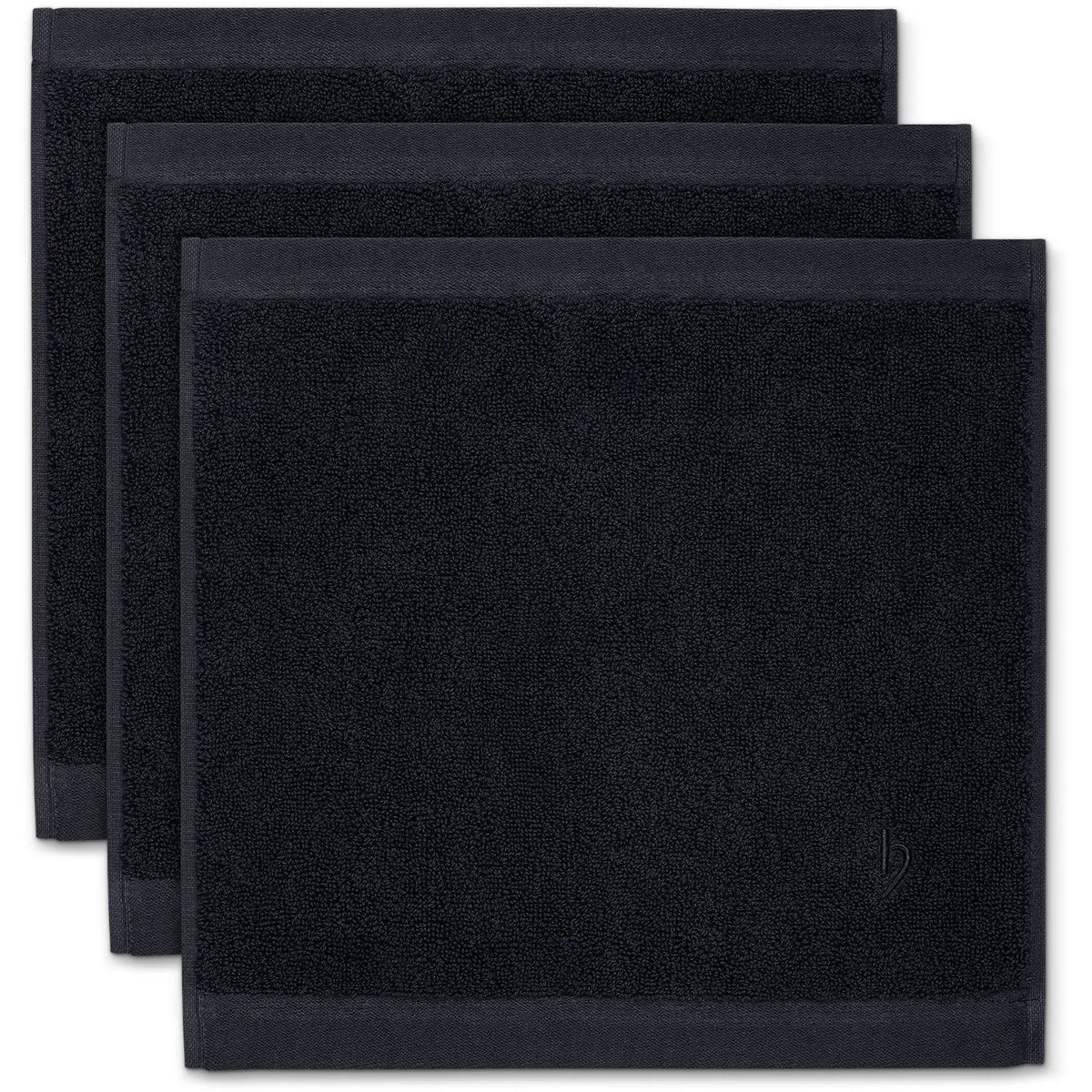 Seiftuch 3er Set Deep Black