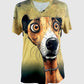 V-neck shirt (greyhound)