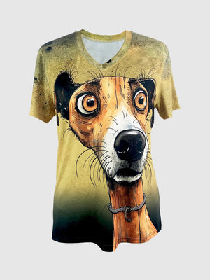 V-neck shirt (greyhound)