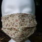 Blumenmix Braun Maske