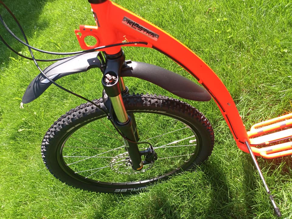 Dogscooter orange Kostka 1