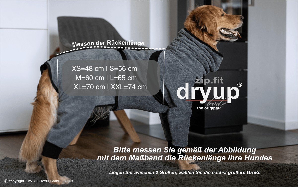 Grössen dryup zip 2
