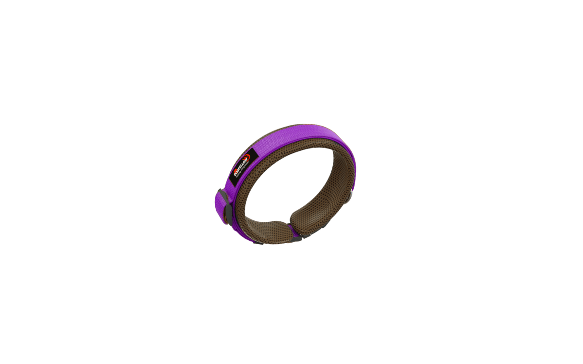 Halsband Braun-Lila