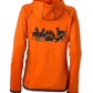 Jacke Orange mit Logo print