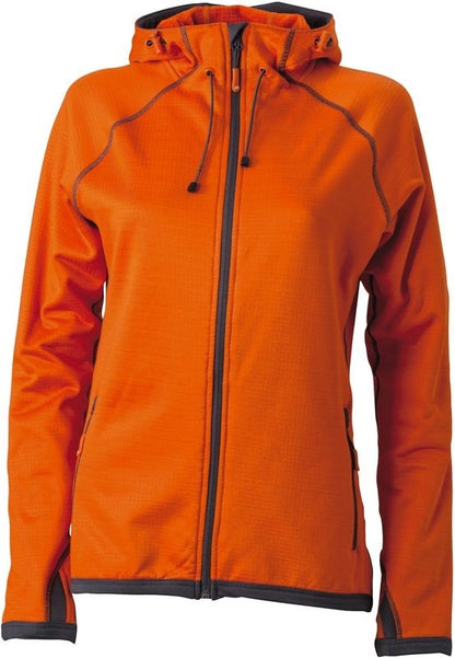 Kapuzenjacke orange