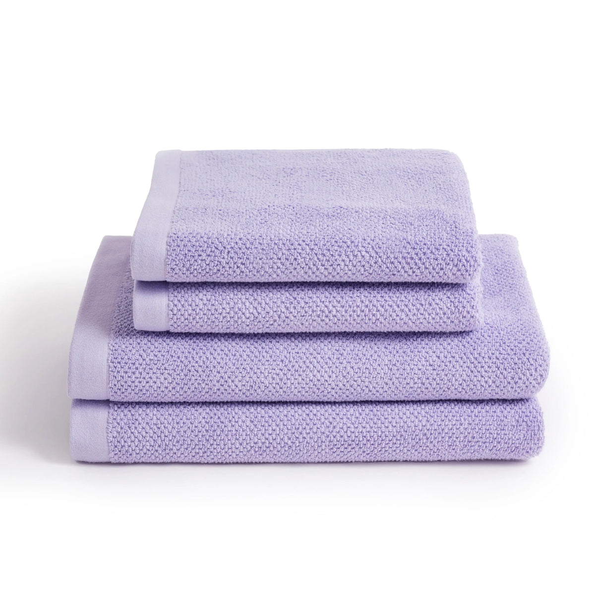 4er Set Spa Lavendel 2x Duschtuch + 2x Handtuch