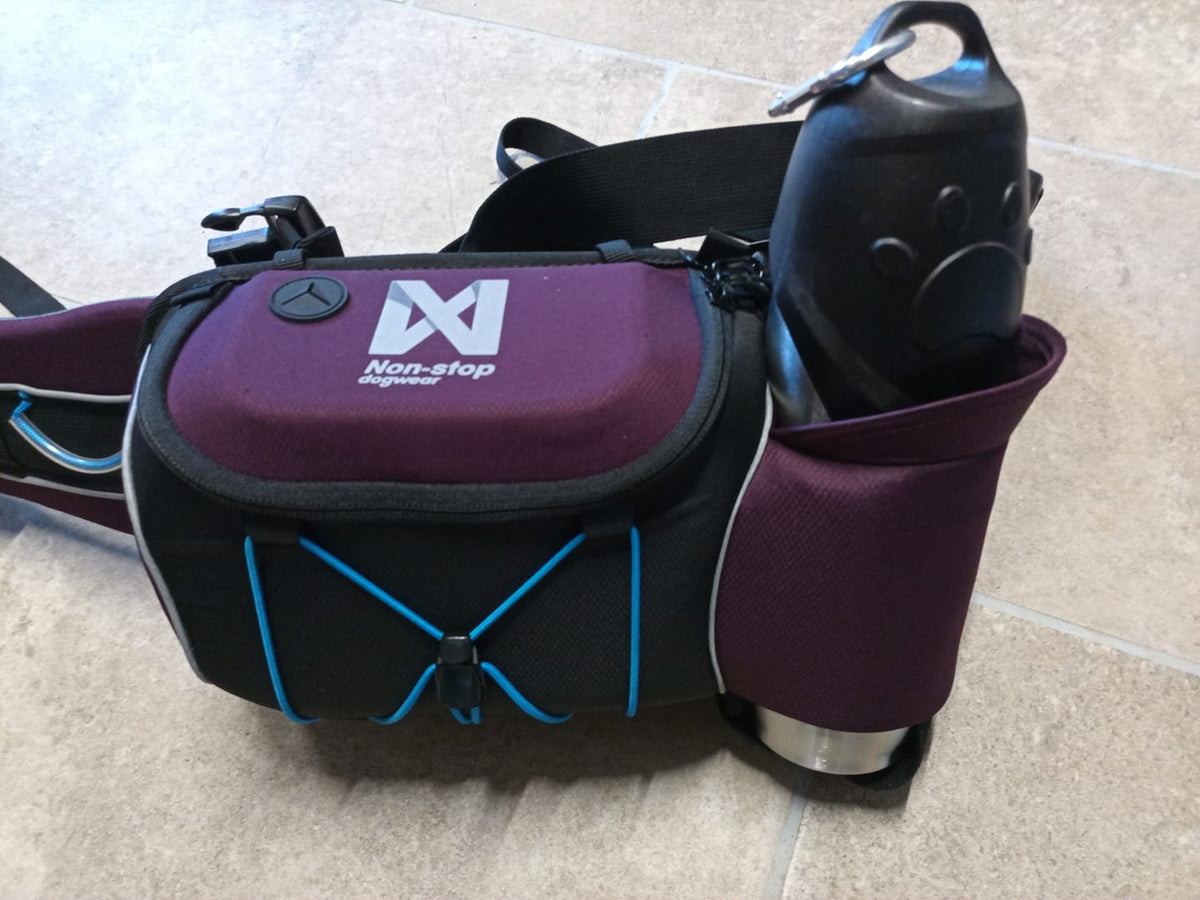 Trekking Belt Bag mit unserer Tierpfoten Flasche