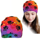 Beanie with various motifs (greyhounds, paws, wolf, etc.)