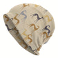 Beanie with various motifs (greyhounds, paws, wolf, etc.)