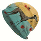 Beanie with various motifs (greyhounds, paws, wolf, etc.)