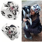 Beanie with various motifs (greyhounds, paws, wolf, etc.)