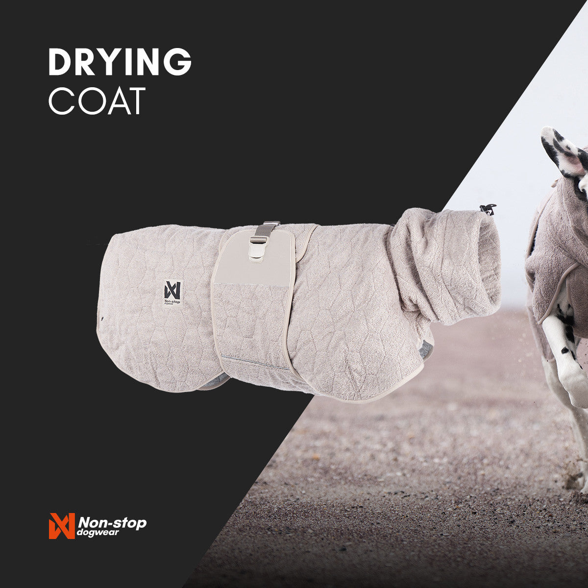 Drying Coat / Bademantel 2-Lage-System - Nonstop Dogwear
