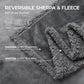 Waterproof dog blanket with soft, cuddly reverse side (uni / paws)