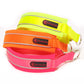 Collier étrangleur souple néon (3,5 cm de large) - Sofadogwear