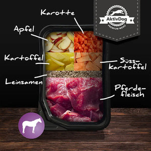Horse with sweet potato - AktivDog 