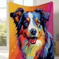 Flauschige Kuscheldecken Flanell / Tagesdecken diverse Tiermotive (Hund, Wolf, etc)