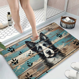 Bathroom rug / doormat (various dog motifs) 