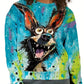 Dünnes Sweatshirt Rundhals (Wolfshund)