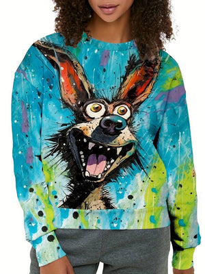 Thin sweatshirt round neck (Wolfhound)